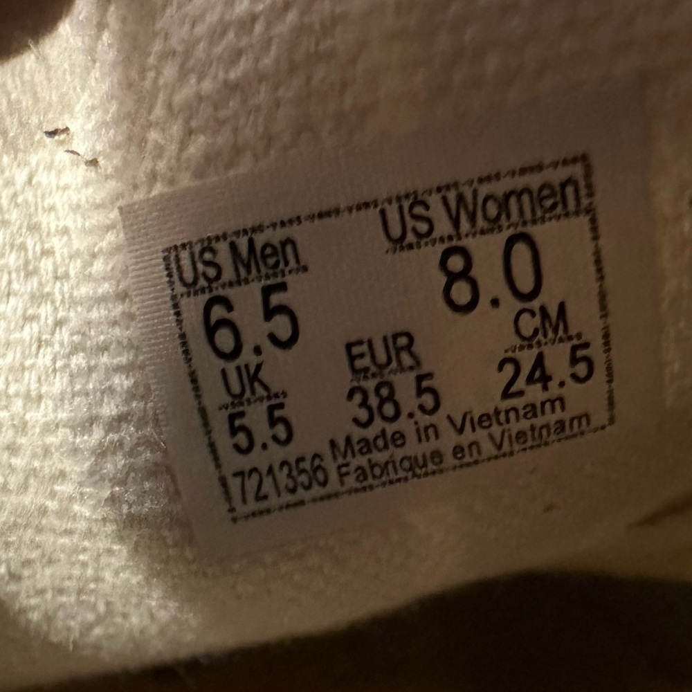 Vans Yellow and White Checkered Sneakers Size 6.5 Men’s Size 8 Women’s EUC - Picture 5 of 5
